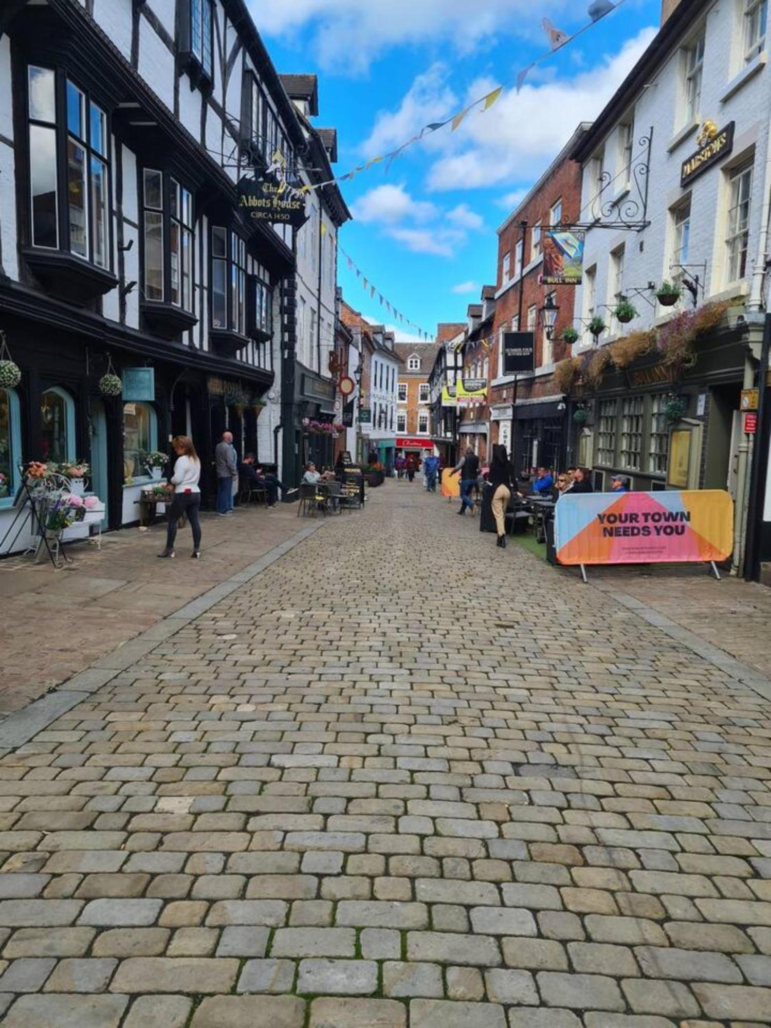 Ferienwohnung Cosy Corner - Town Centre Flat With Free Nearby Parking Shrewsbury Exterior foto