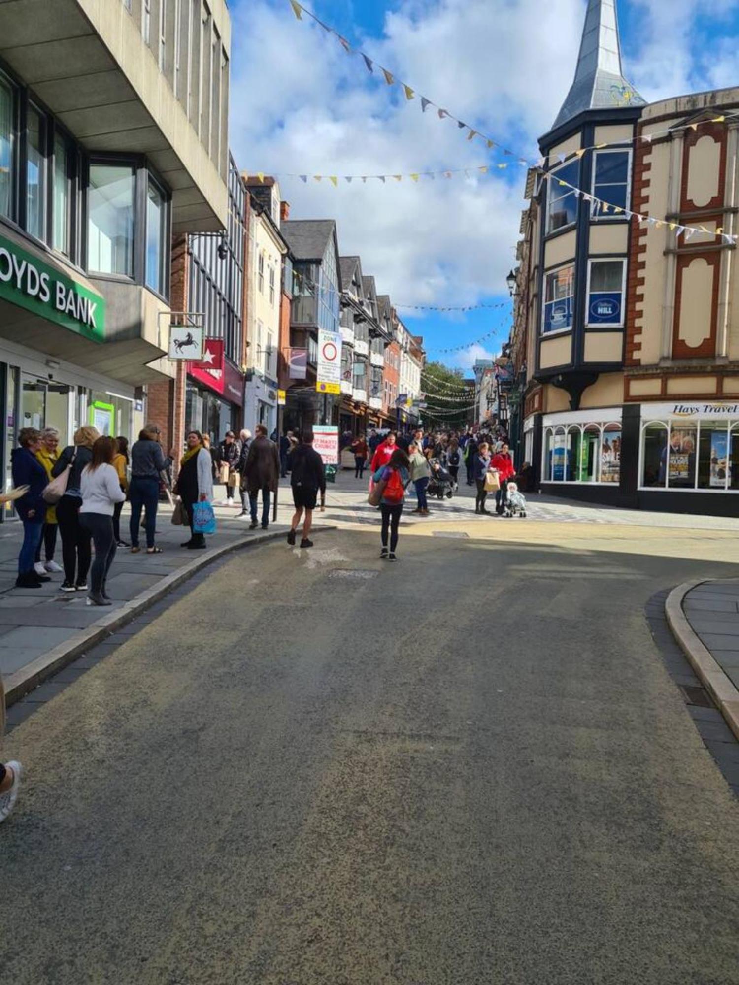 Ferienwohnung Cosy Corner - Town Centre Flat With Free Nearby Parking Shrewsbury Exterior foto